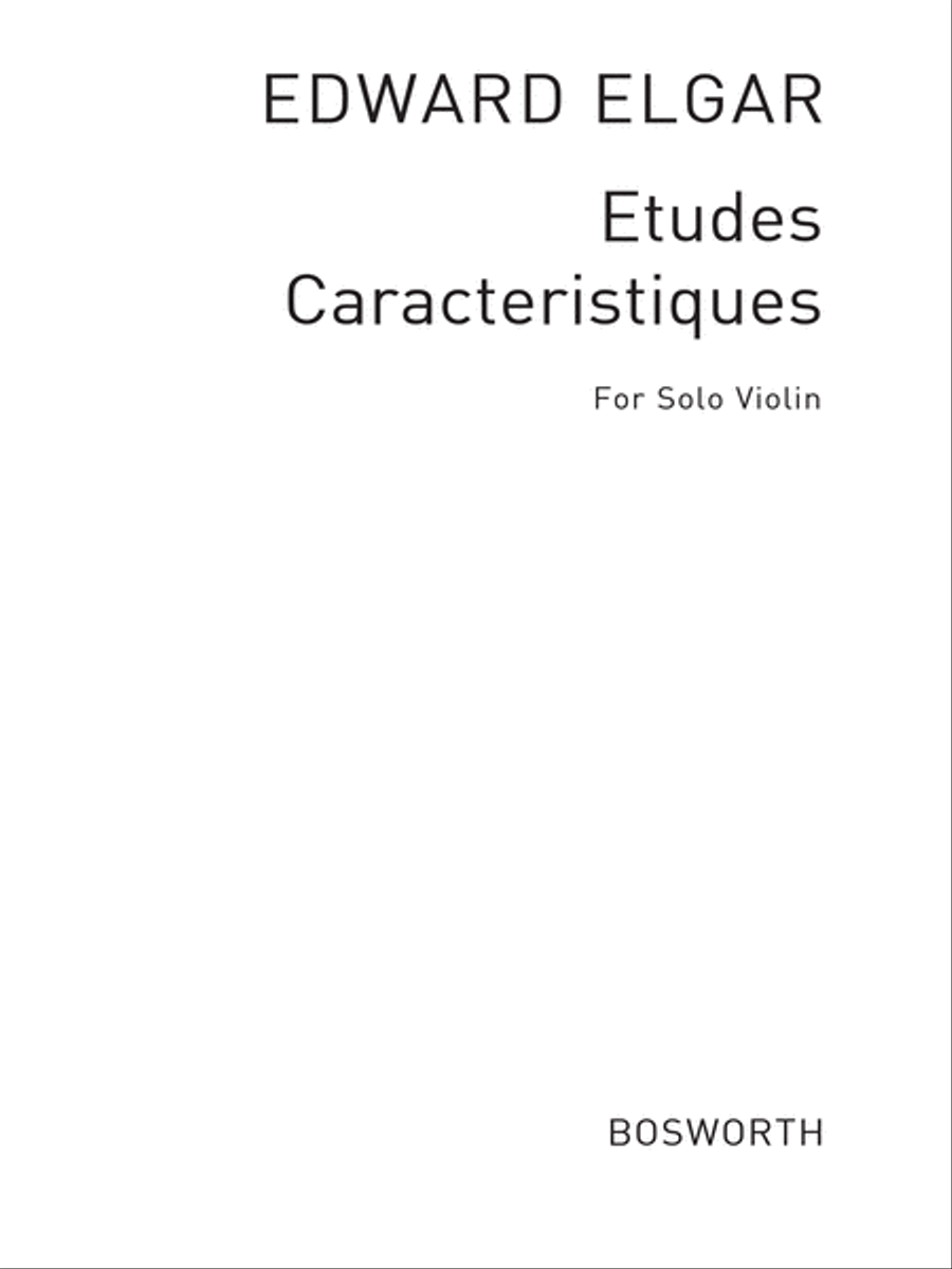 Etudes Caracteristiques For Violin Op.24 Violin Solo scores gallery preview page 1