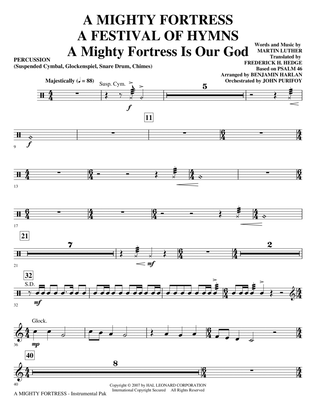 A Mighty Fortress - A Festival of Hymns - Percussion