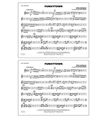 Book cover for Funkytown - 1st Bb Trumpet