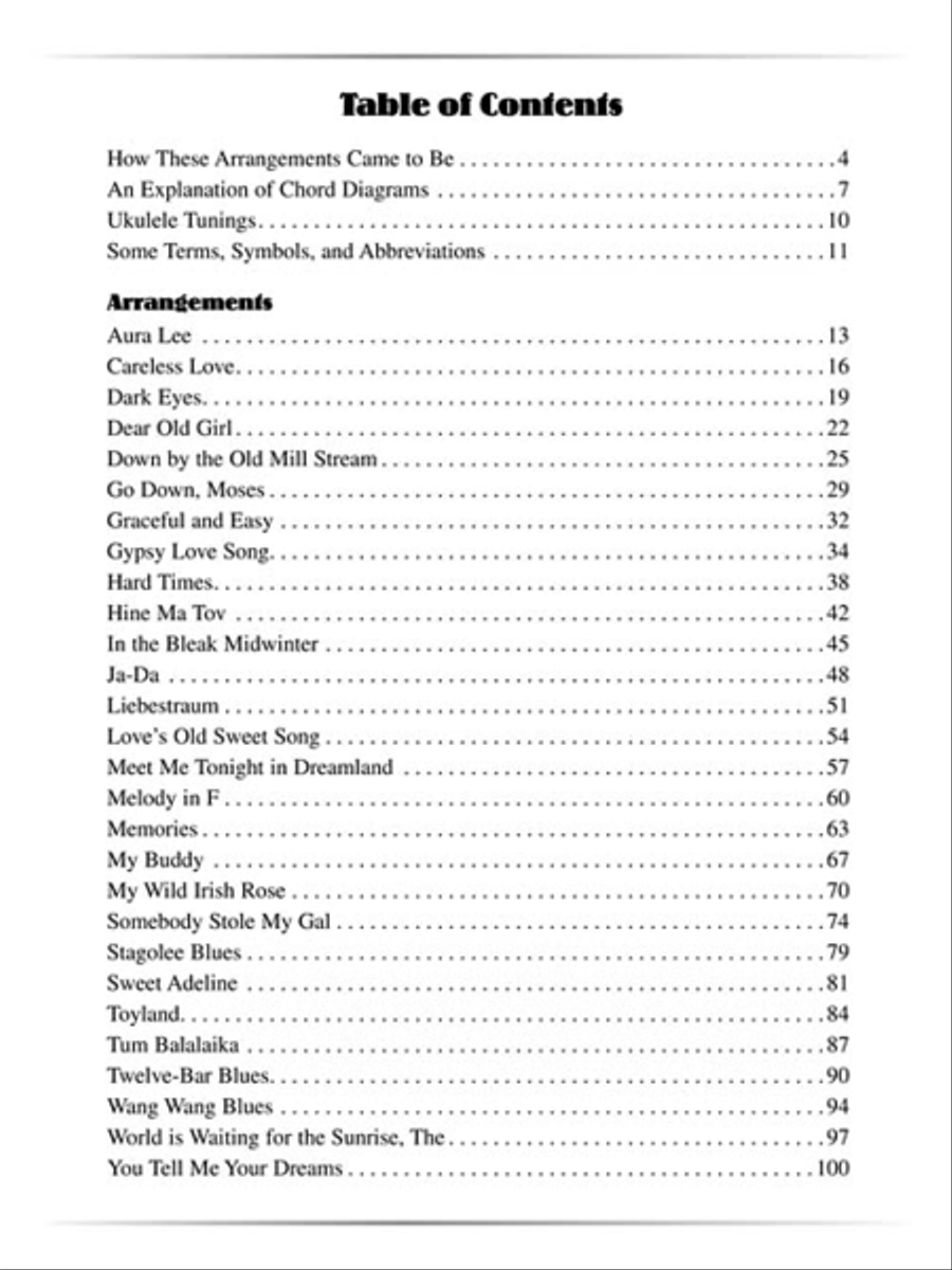 ASAP Chord Solos for the Baritone Ukulele Baritone Ukulele scores gallery preview page 3