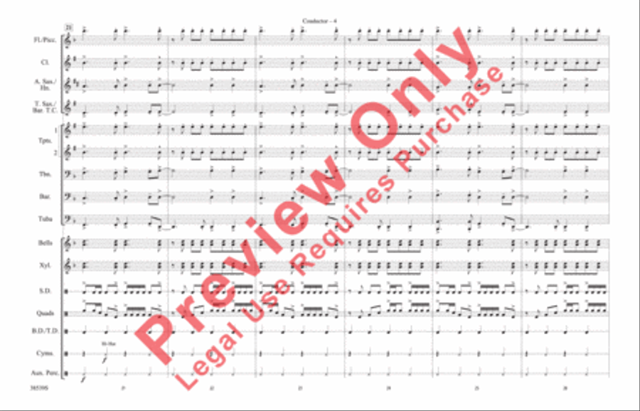 Let It Rock Marching Band scores gallery preview page 5