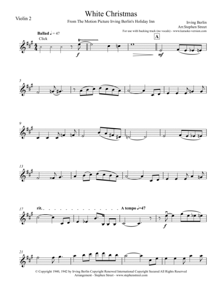White Christmas by Bing Crosby Cello - Digital Sheet Music
