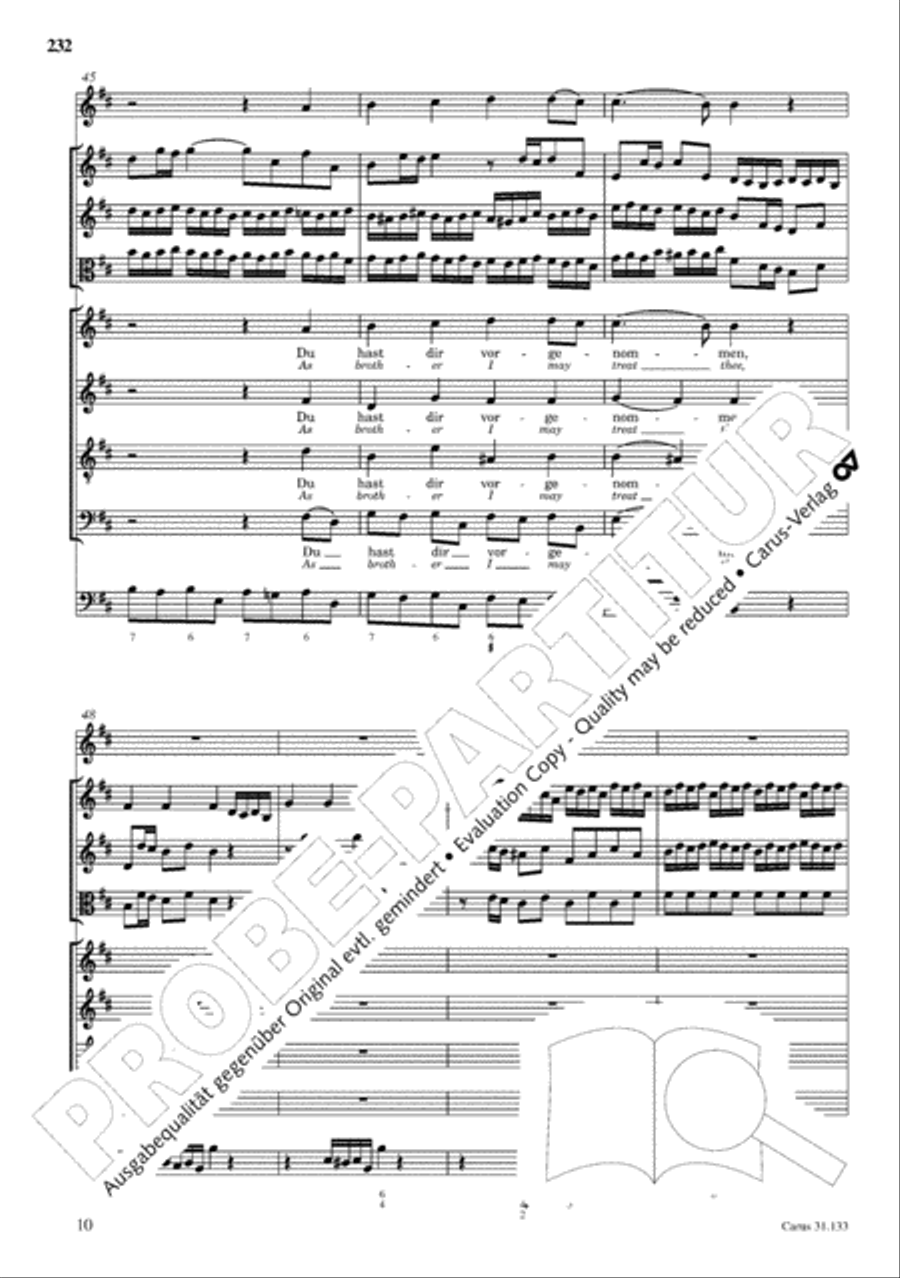The Complete Sacred Vocal Works (Das geistliche Vokalwerk) Voice scores gallery preview page 233