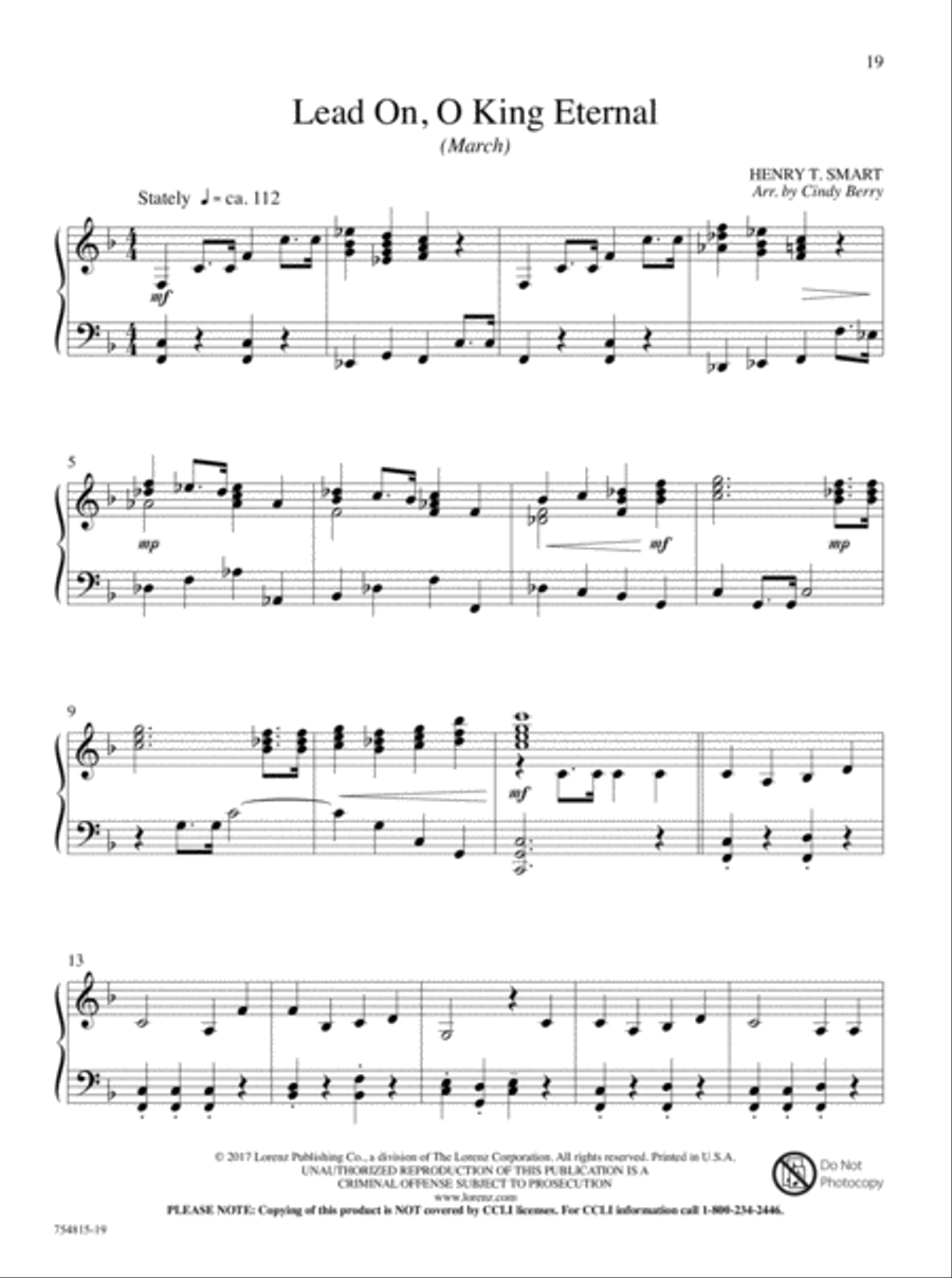 Cindy Berry: Classic Hymn Settings Piano Solo scores gallery preview page 8