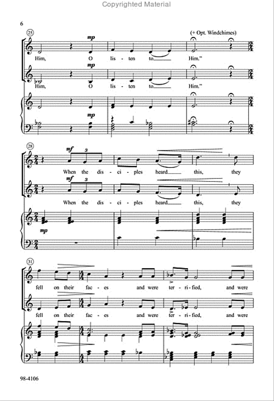 This Is My Beloved Son (Behnke) 2-Part scores gallery preview page 5