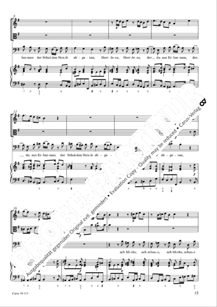 O where shall I now go (Wo soll ich fliehen hin) 4-Part scores gallery preview page 16