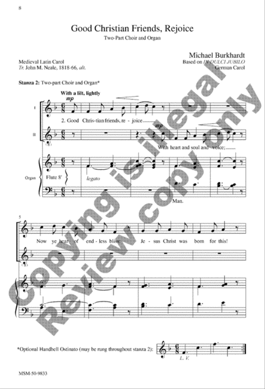 With Angel Choirs, Set 1 With Angel Choirs, Set 1 SSATB scores gallery preview page 8