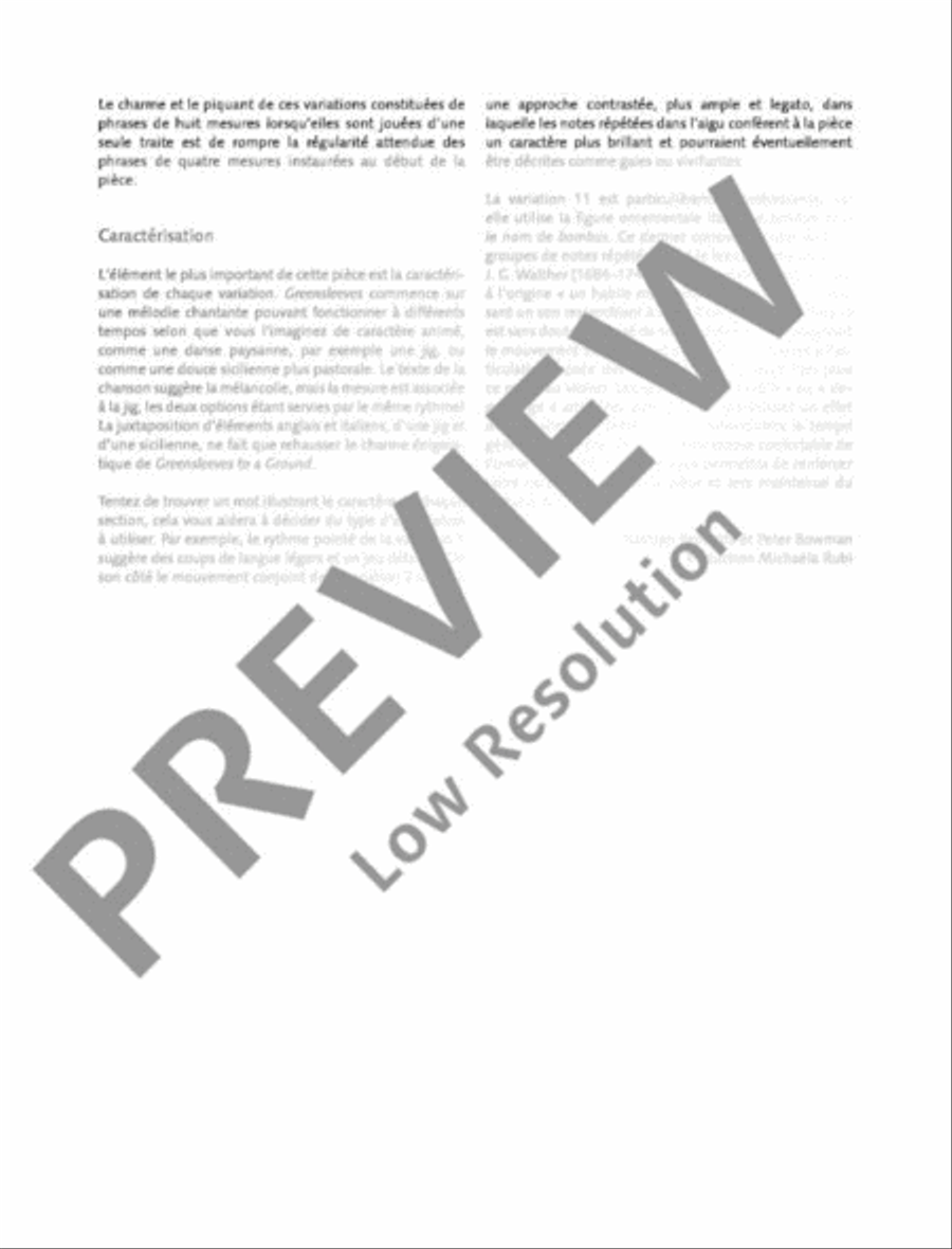 Greensleeves to a Ground Alto Recorder scores gallery preview page 15