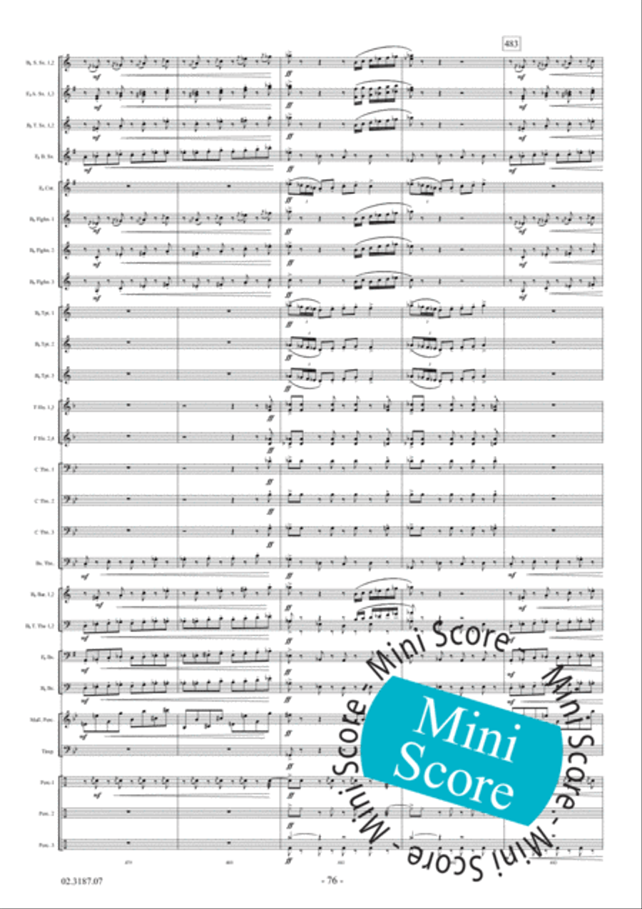 Fleodrodum Fanfare Band scores gallery preview page 82