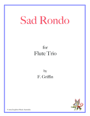 Book cover for Sad Rondo for Flute Trio