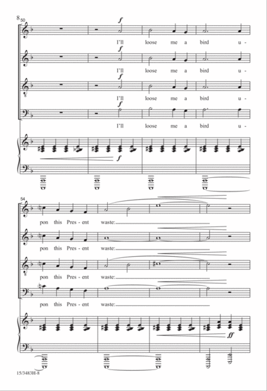 A Song of the Future 4-Part scores gallery preview page 8