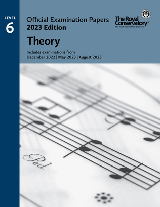 Book cover for 2023 Official Examination Papers: Level 6 Theory