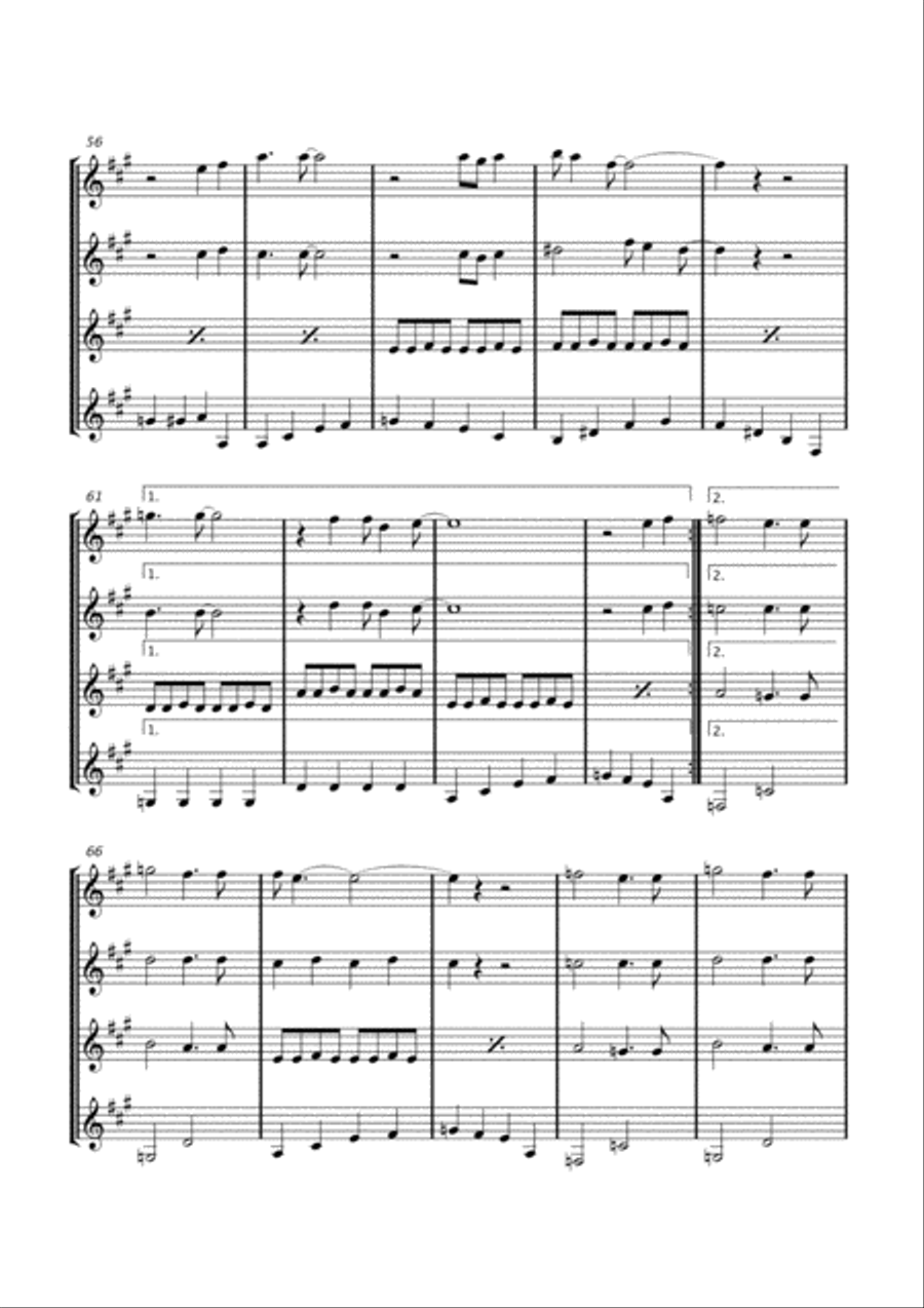 Time Warp Guitar Ensemble scores gallery preview page 6