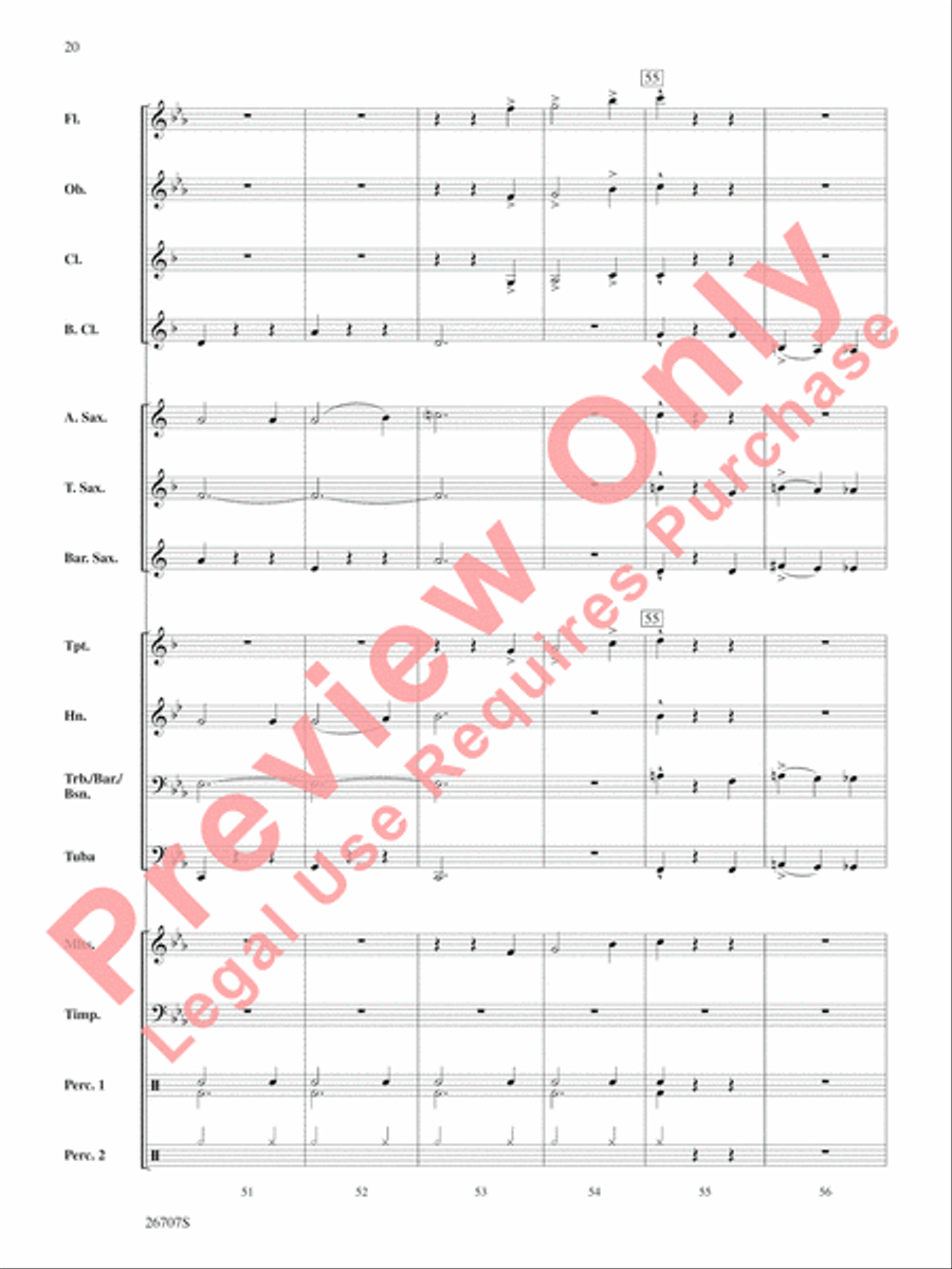 The Wizard of Oz, Themes from Concert Band scores gallery preview page 21