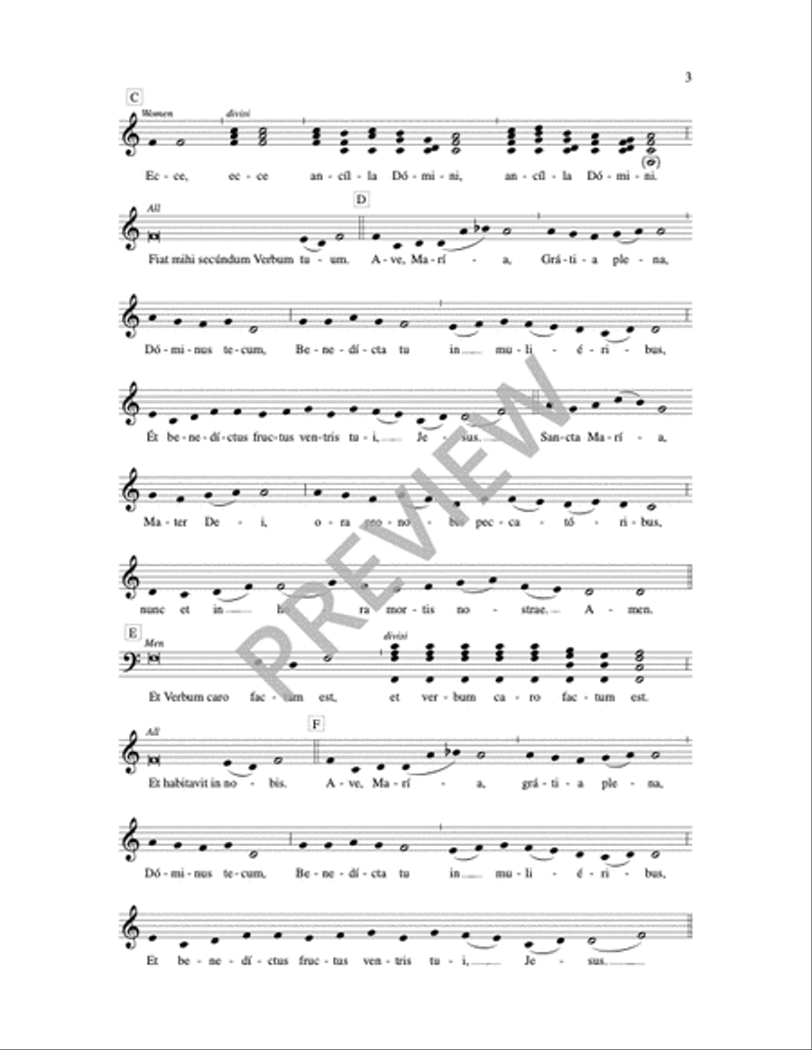 The Angelus SSAATTBB scores gallery preview page 4