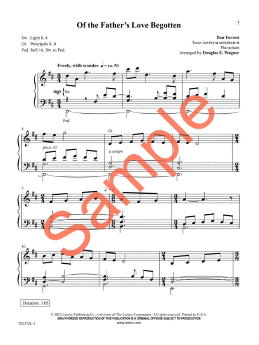 Music for a Joyous Christmas, Vol. 2 Organ Solo scores gallery preview page 4
