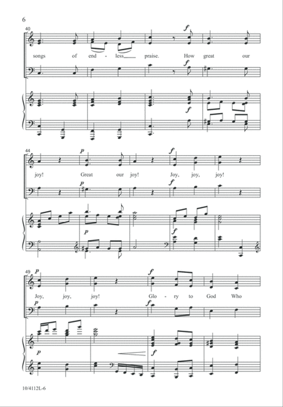 Echo Christmas Joy Echo Christmas Joy 3-Part scores gallery preview page 7