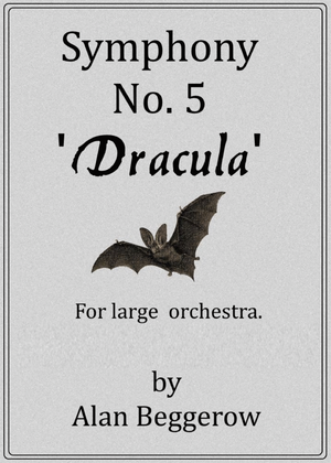 Symphony No. 5 'Dracula' score only
