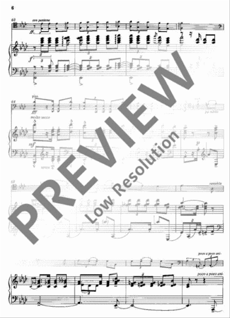 Habañera Piano Accompaniment scores gallery preview page 7