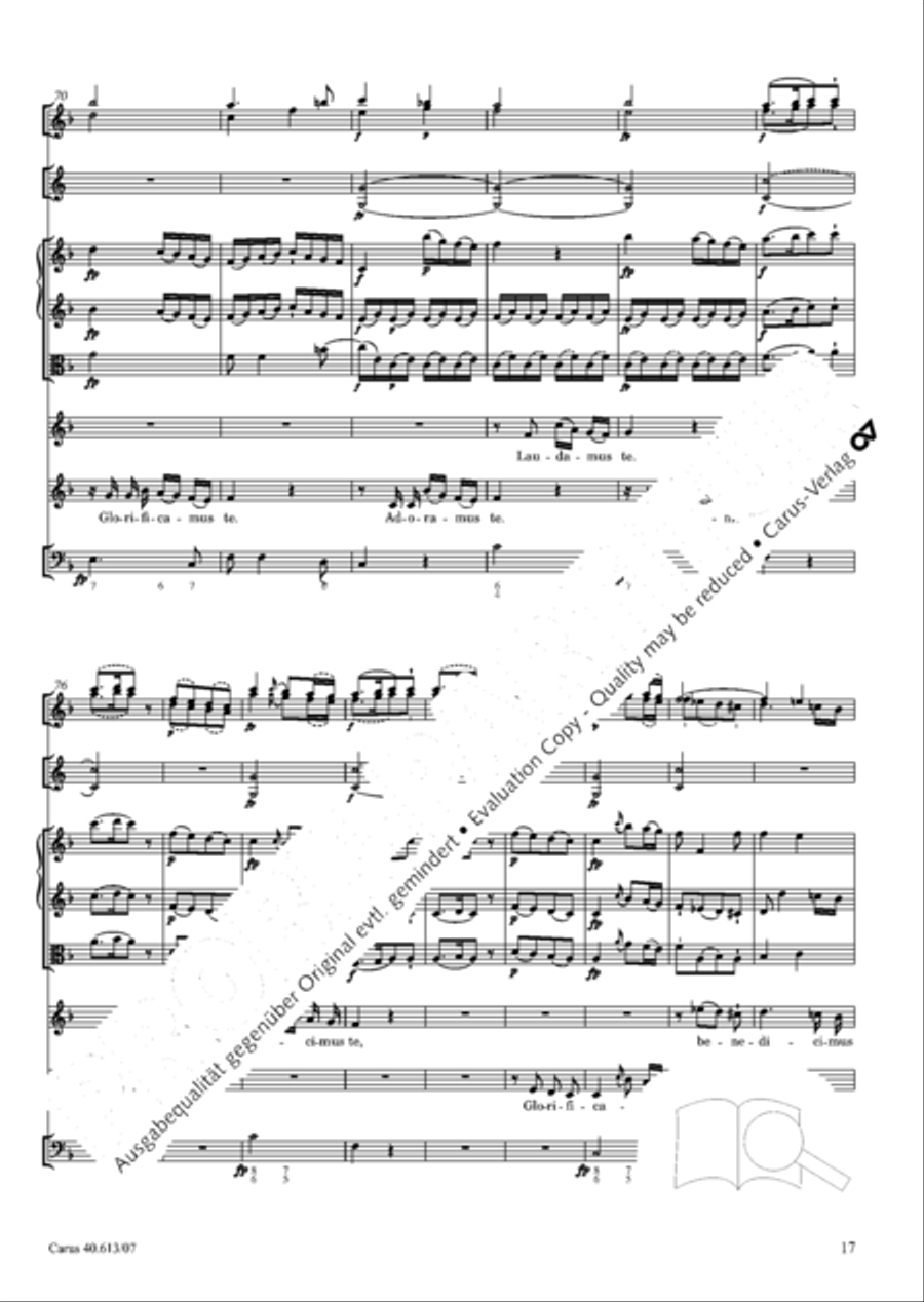 Mass in C (Missa in C) Mass in C (Missa in C) 4-Part scores gallery preview page 24