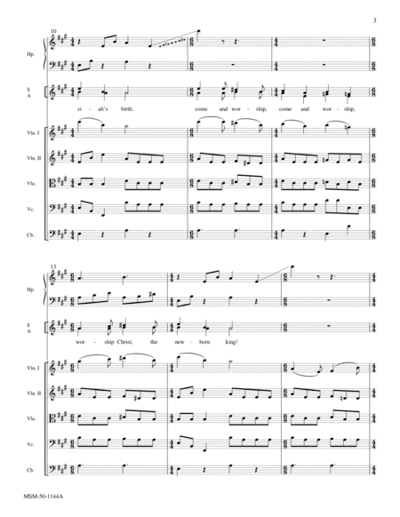 Angels from the Realms of Glory (Downloadable Full Score)