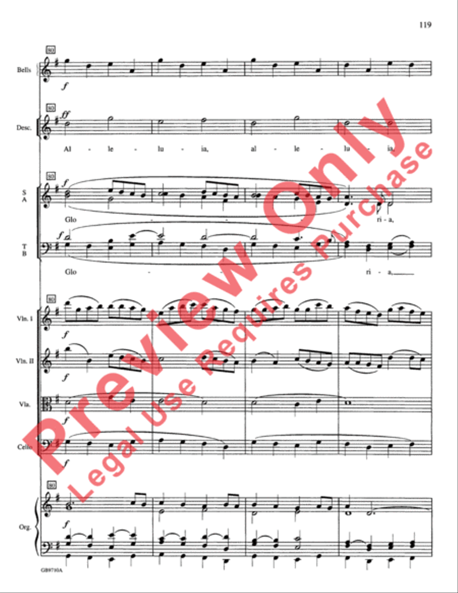 A Festival of Lessons and Carols Choir scores gallery preview page 120