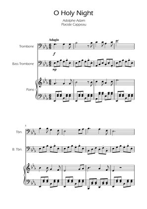 O Holy Night - Trombone Duet w/ Piano
