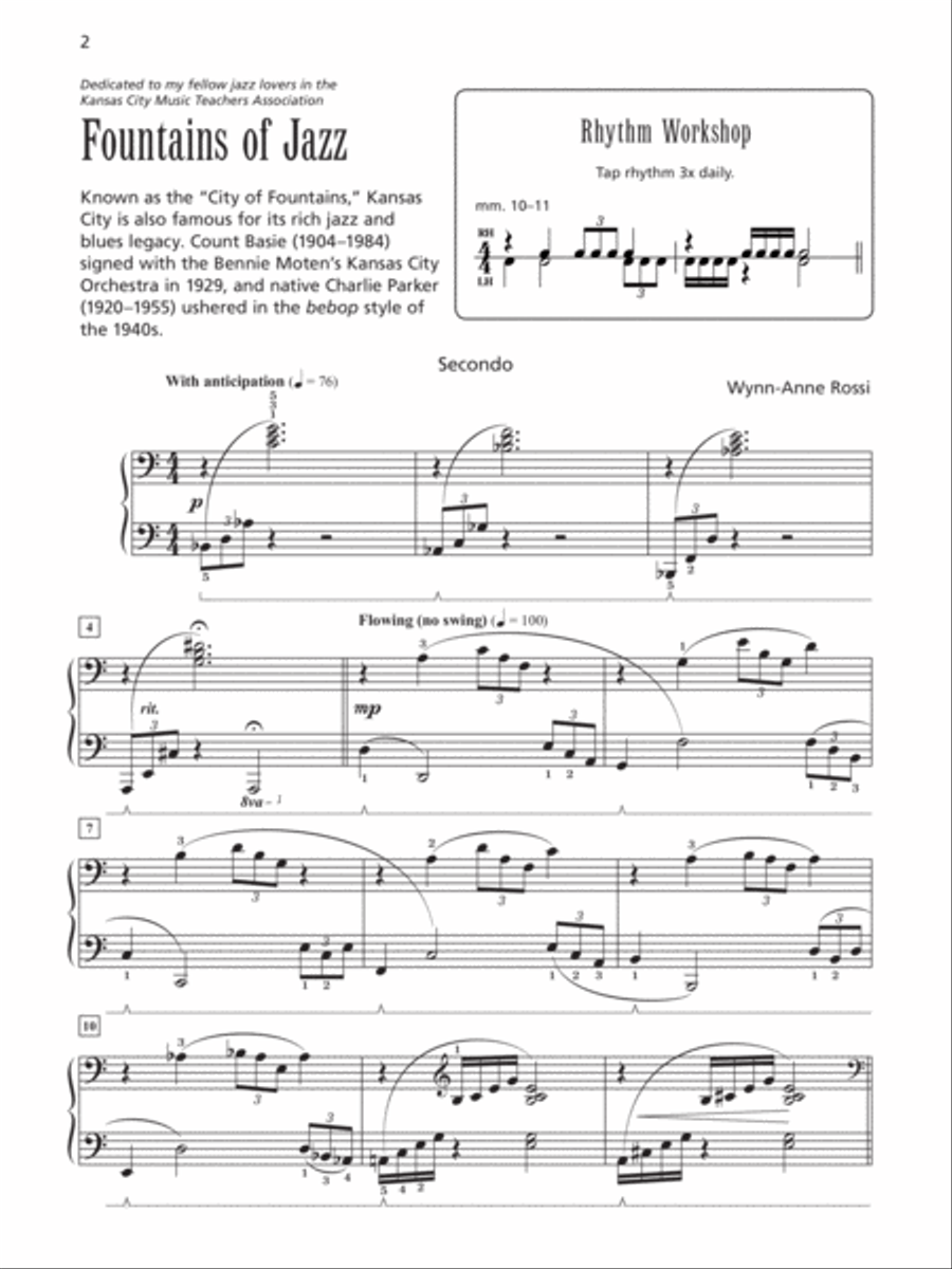 Jazzin' Americana for Two Small Ensemble scores gallery preview page 3