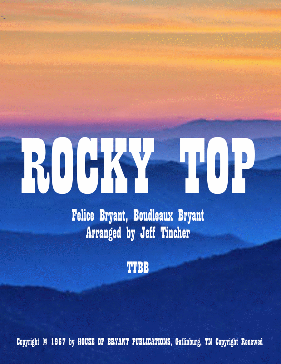 Rocky Top TTBB scores gallery preview page 1