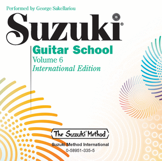 Suzuki Guitar School, Volume 6