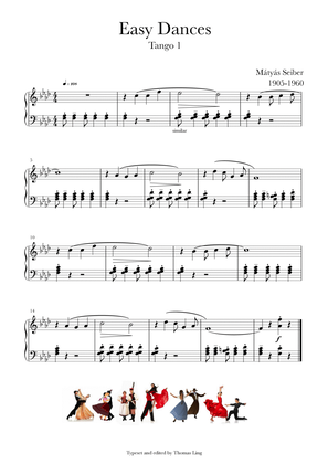 Leichte Tänze (Easy Dances), Book 1 for piano solo (11 pieces)