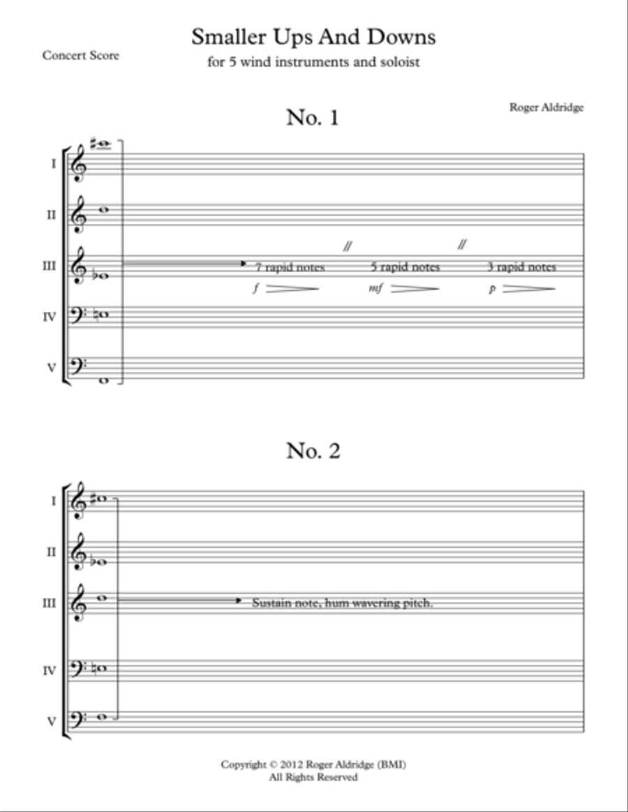 Smaller Ups And Downs Jazz Ensemble scores gallery preview page 3