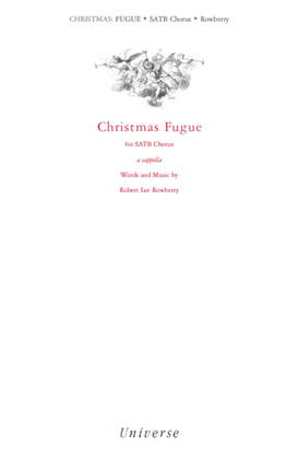 Book cover for Christmas Fugue (Behold the Lamb of God) - SATB