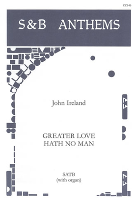 Book cover for Greater love hath no man