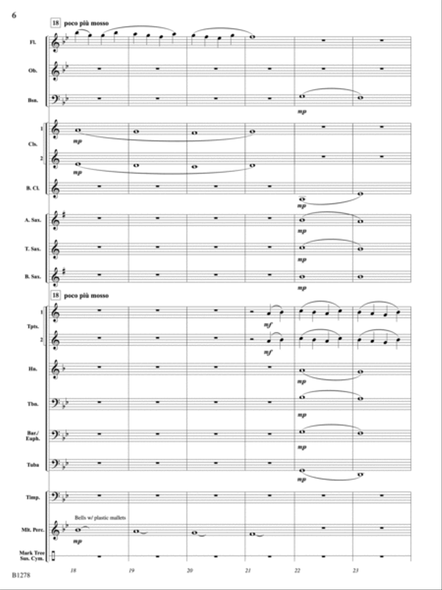 In Quiet Times: Score In Quiet Times: Score Concert Band scores gallery preview page 6