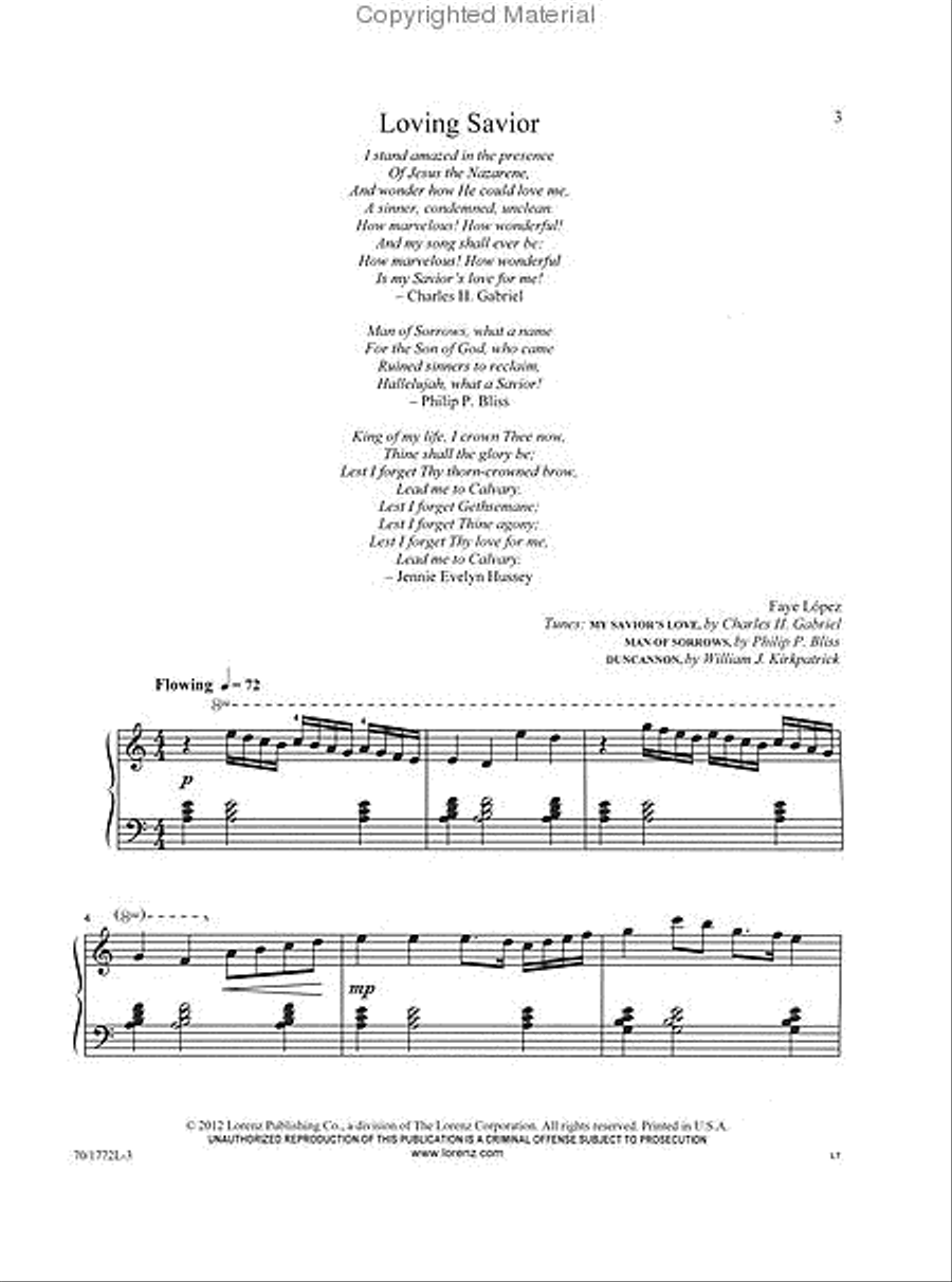 The Cross Before Me Piano Solo scores gallery preview page 2