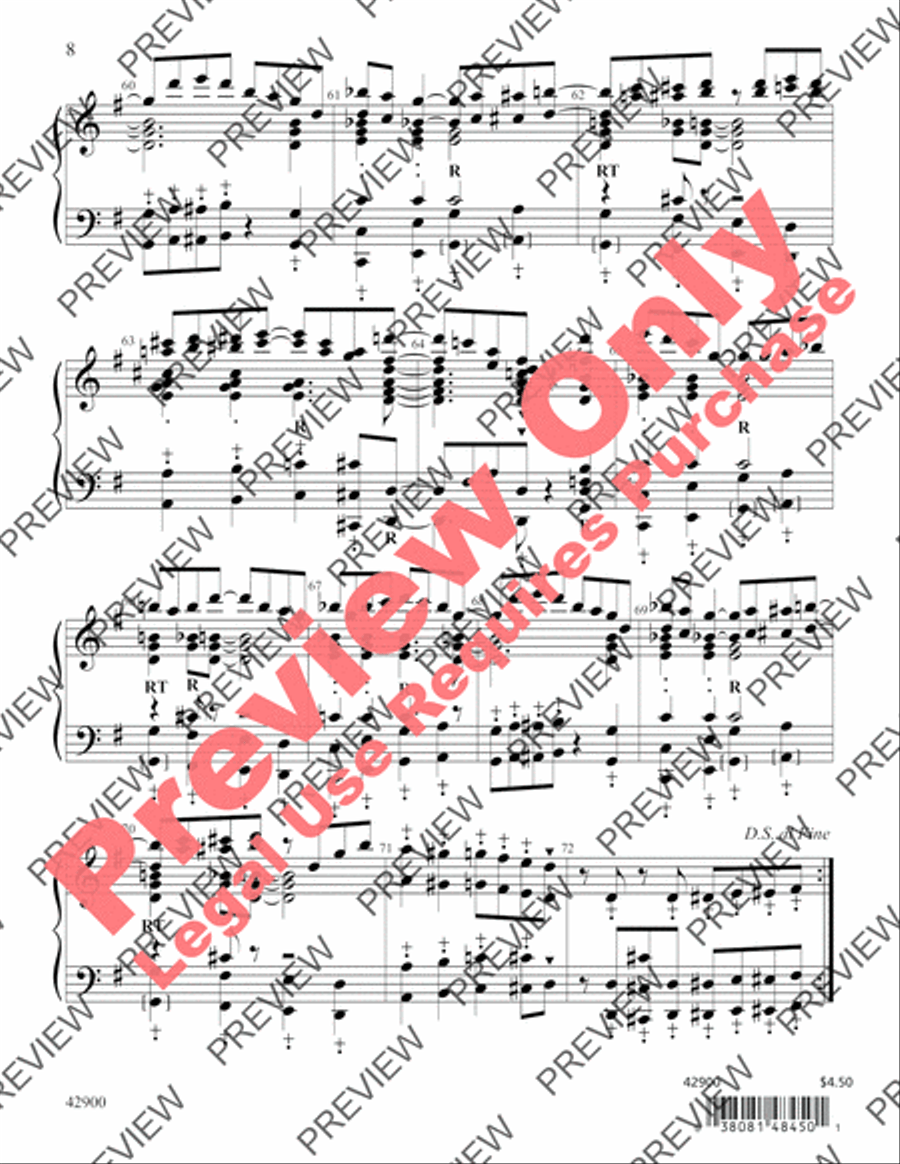 Jingle Bell Samba Handbell Choir scores gallery preview page 8