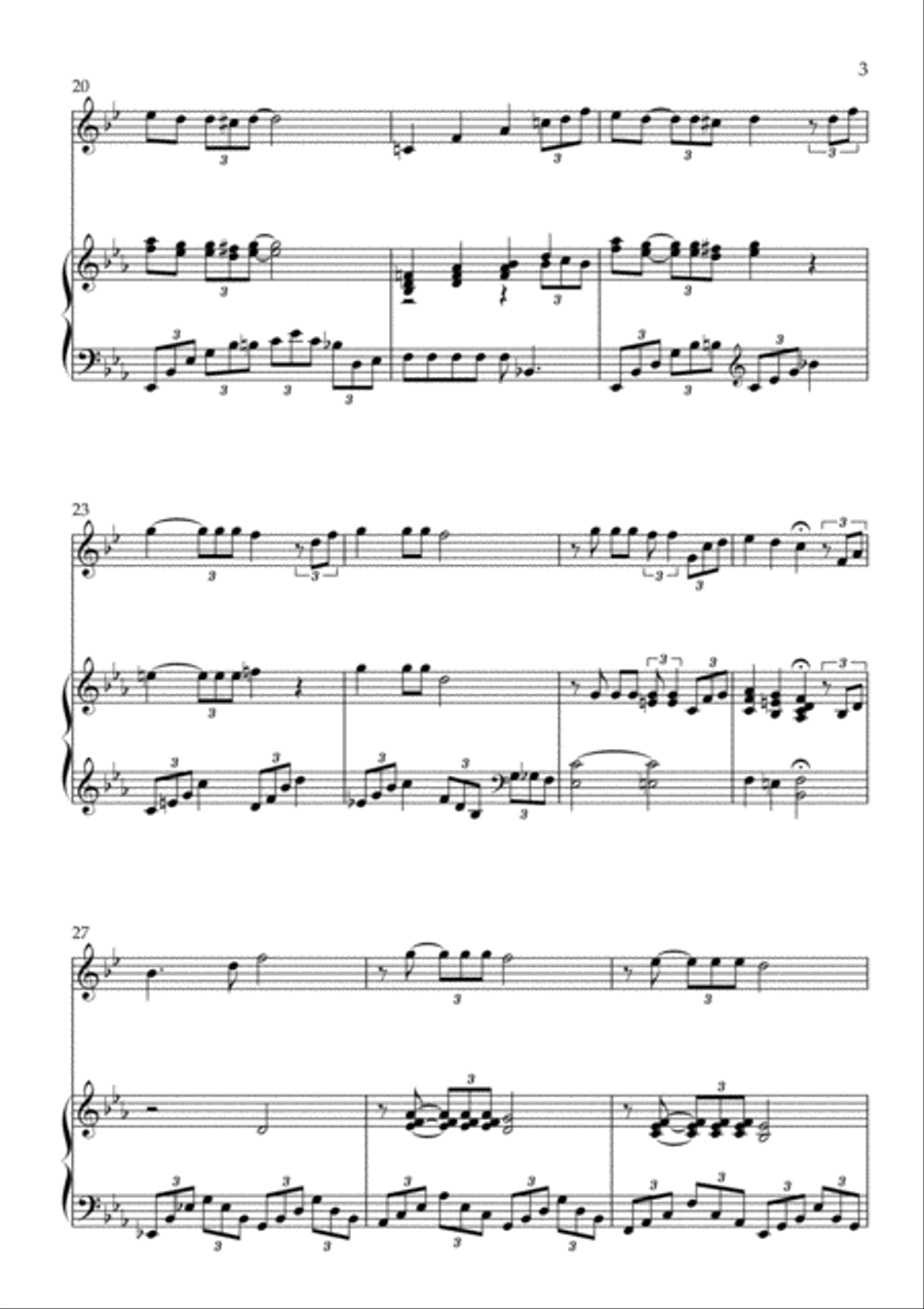 What A Wonderful World What A Wonderful World Horn scores gallery preview page 3