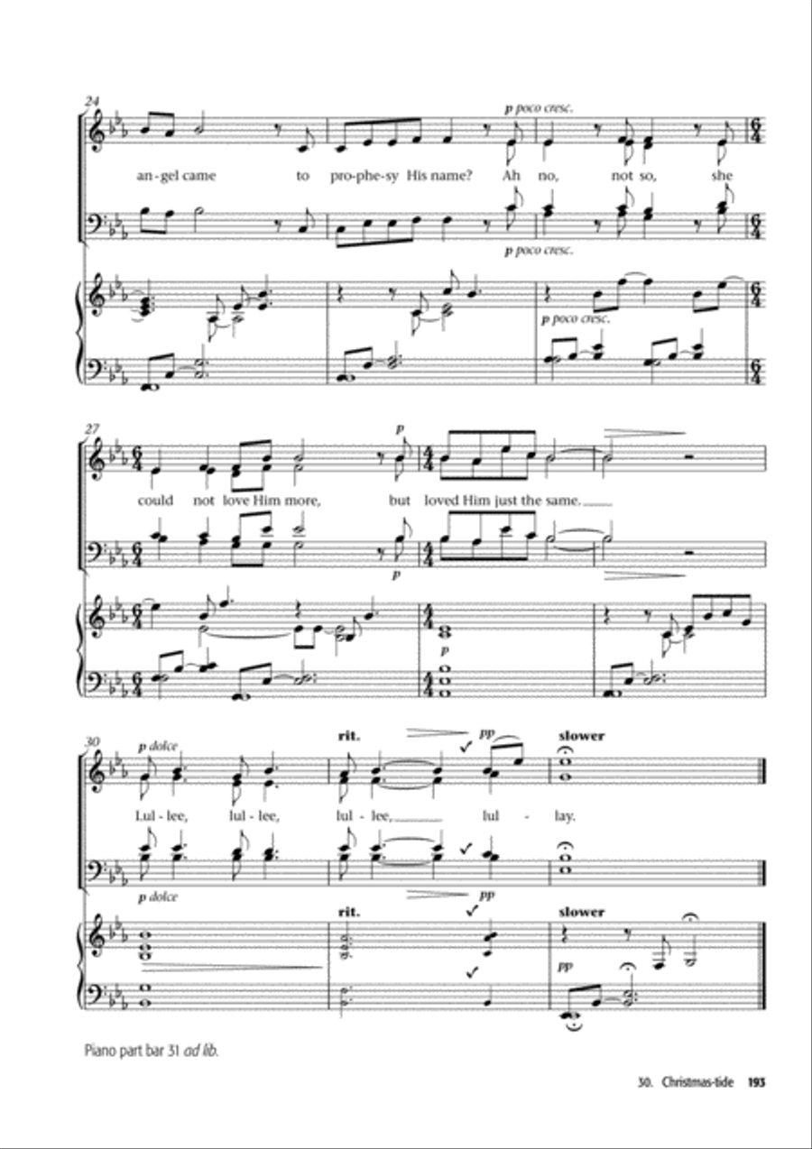Voiceworks at Christmas Unison Choir scores gallery preview page 39