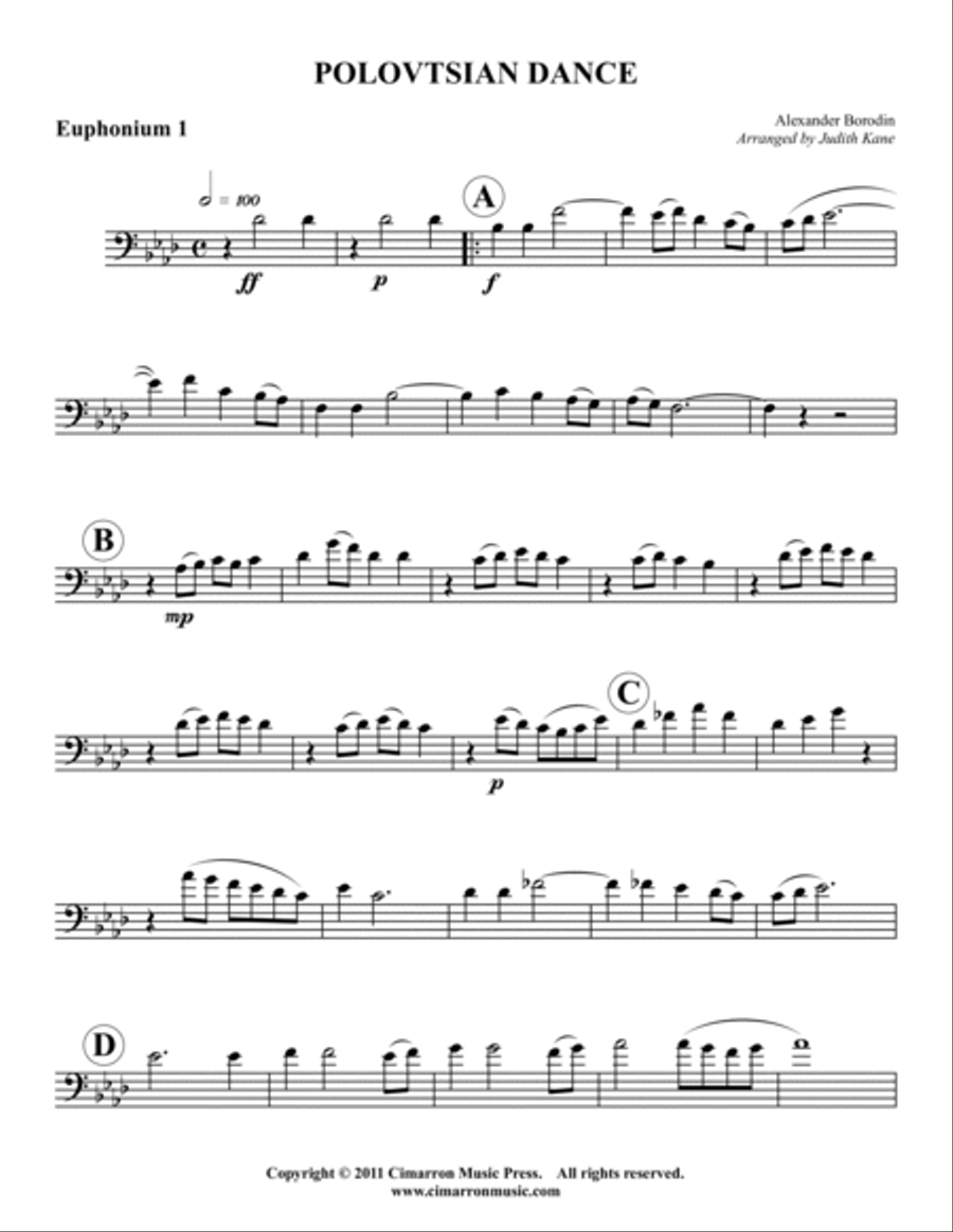 Polovtsian Dance EETT scores gallery preview page 4