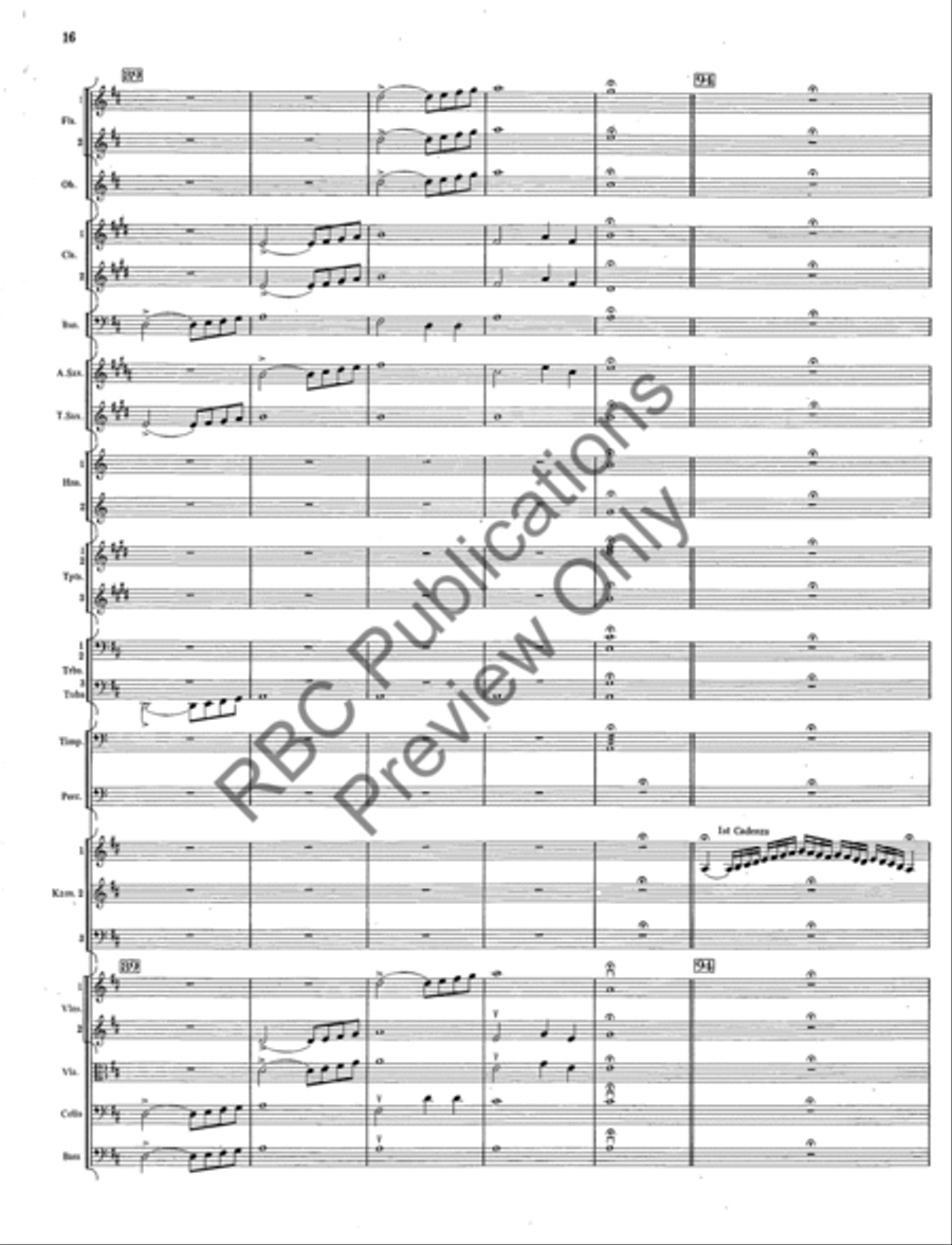 Concerto Gross Orchestra Full Orchestra scores gallery preview page 17
