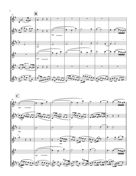 Recordare (from "Requiem") (F) (Saxophone Sextet - 1 Sop, 2 Alto, 2 Ten, 1 Bari)