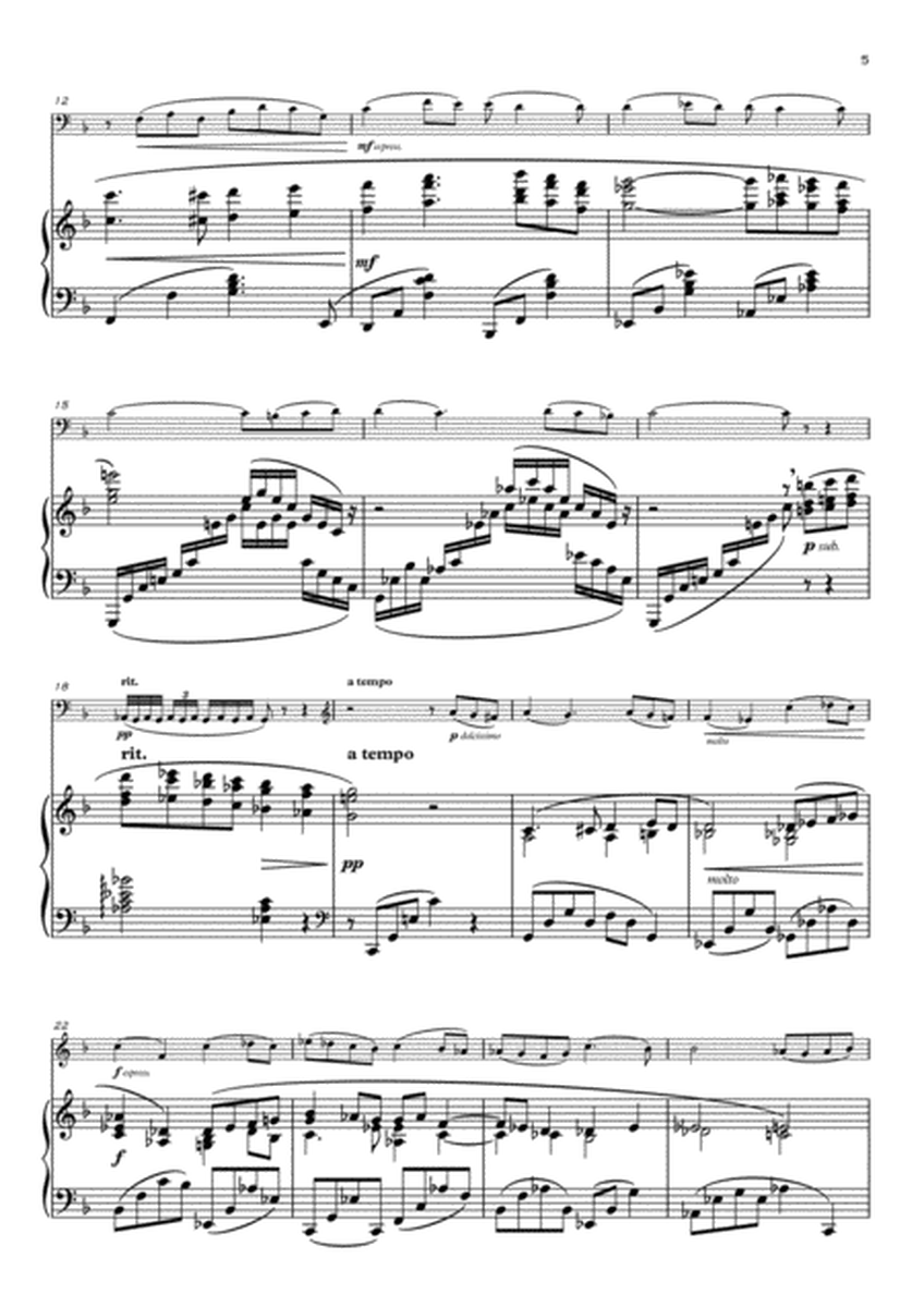 5 Romances for Cello and Piano Op. 8 image number null