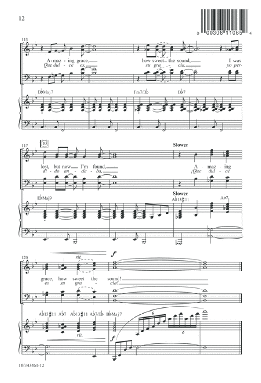 How Sweet the Sound How Sweet the Sound 4-Part scores gallery preview page 13