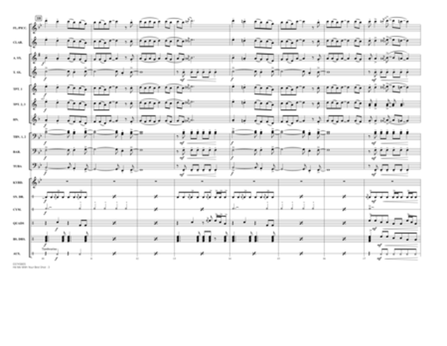 Hit Me with Your Best Shot - Conductor Score (Full Score)