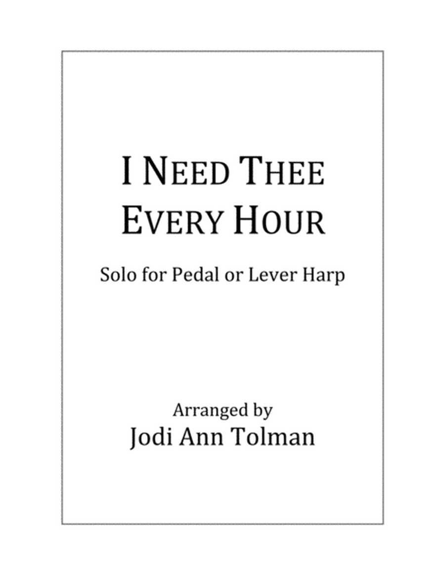 I Need Thee Every Hour, Harp Solo