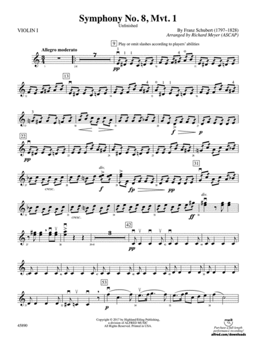 Symphony No. 8, Mvt. 1: 1st Violin