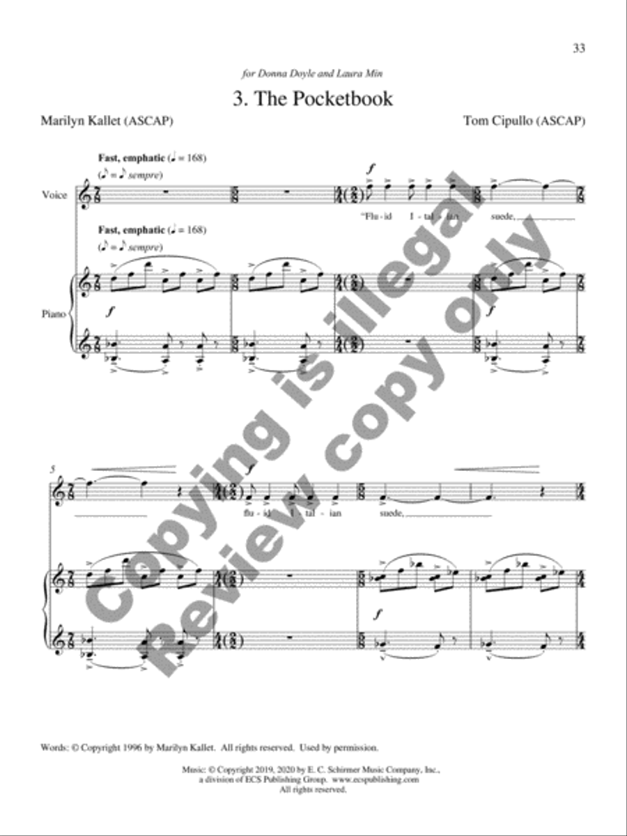 Songs for Mezzo-Soprano Songs for Mezzo-Soprano Mezzo-Soprano Voice scores gallery preview page 19