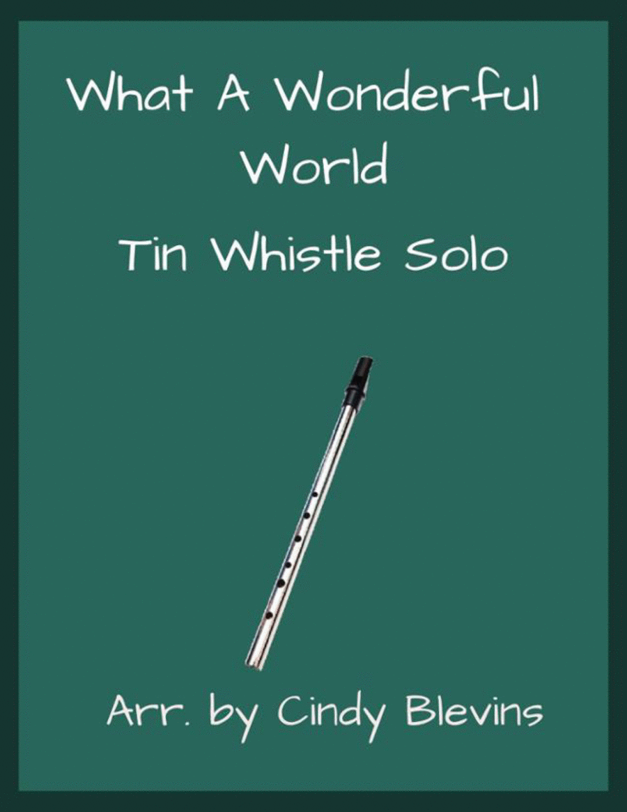 What A Wonderful World Tin Whistle scores gallery preview page 1
