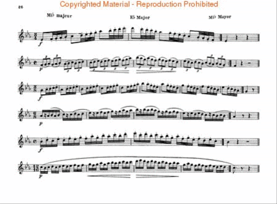 Practical Study of the Scales Clarinet scores gallery preview page 2